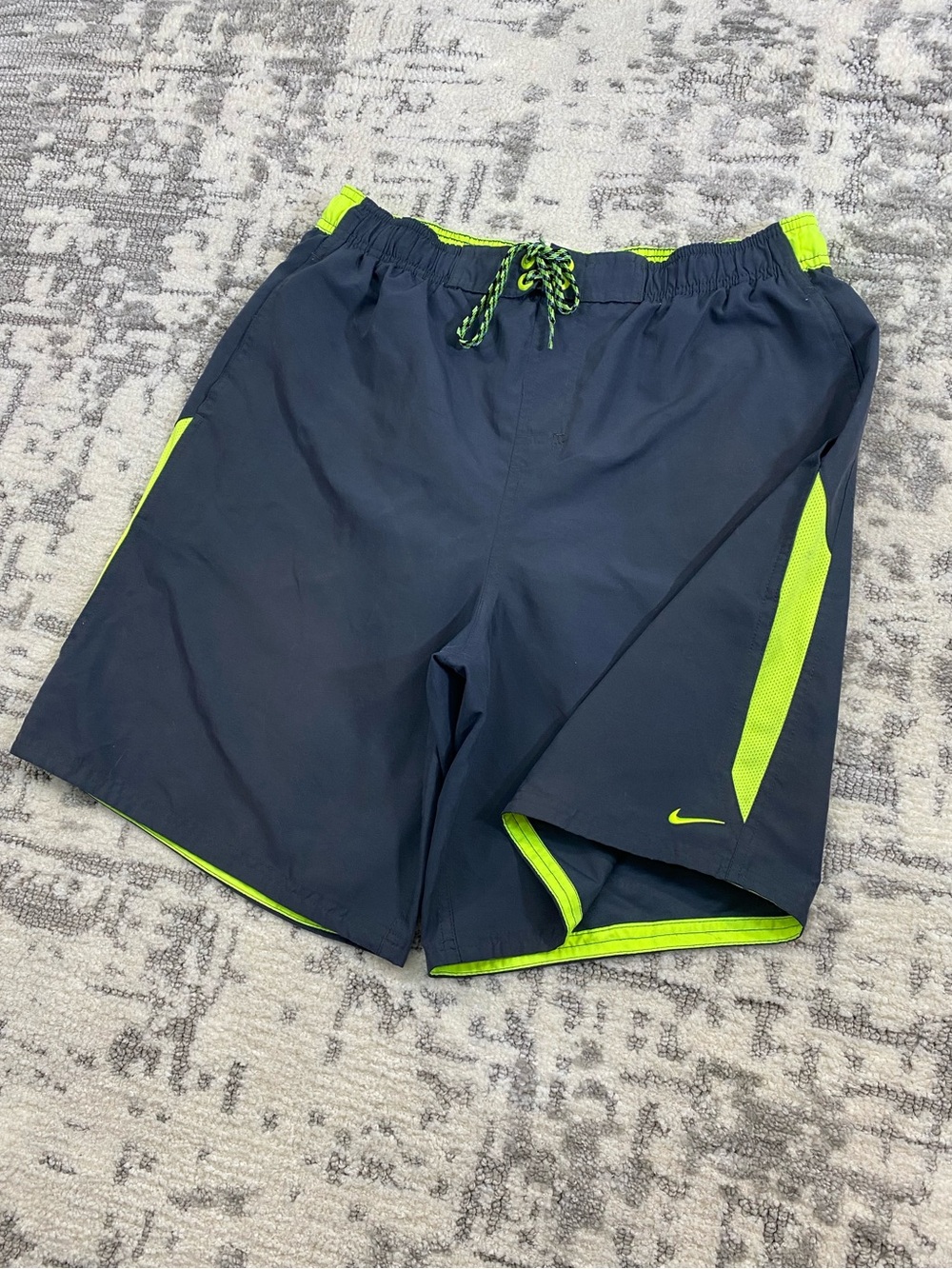 Neon Green Nike Athletic Shorts